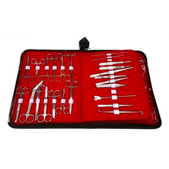 Bộ đồ phẫu thuật - Instrument case, black, with 35 instruments